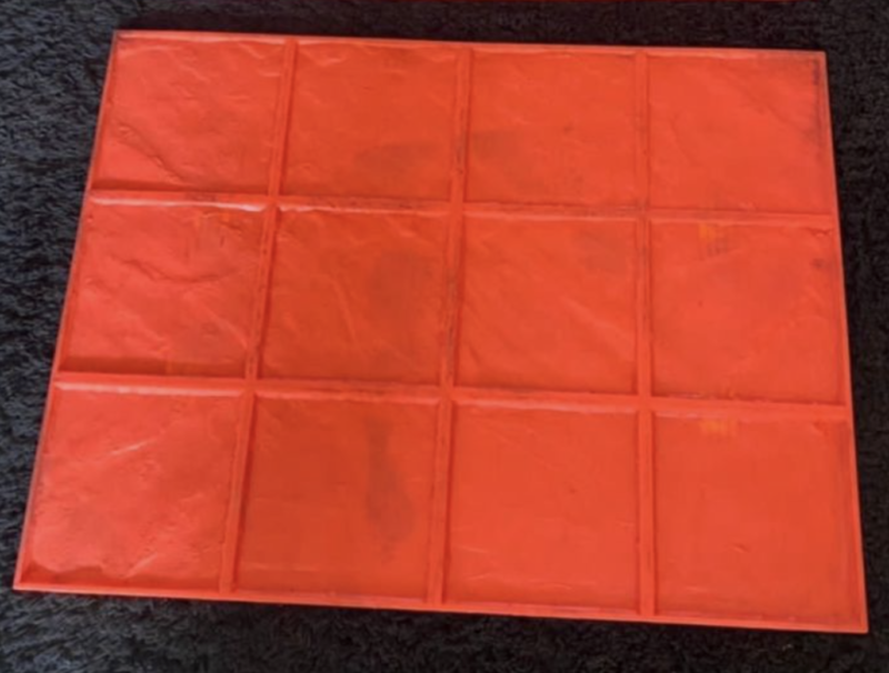 Stamp Mat  square tile design