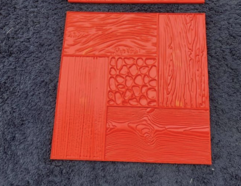 Stamp Mat wooden frame design