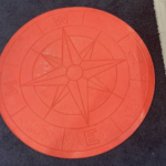 Stamp Mat compass design