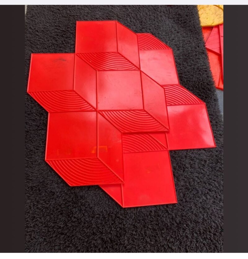 Stamp Mat stain cube design